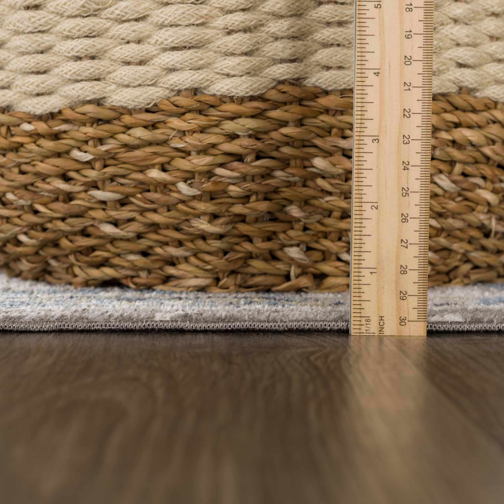 Cabacungan Gray & Blue Washable Area Rug - Ornate Home