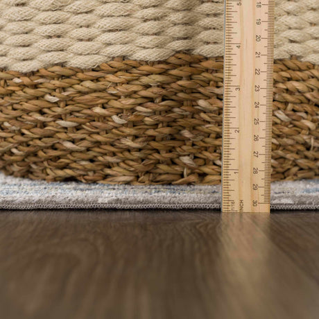 Cabacungan Gray & Blue Washable Area Rug - Ornate Home