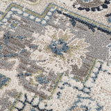 Cabacungan Gray & Blue Washable Area Rug - Ornate Home