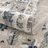 Cabacungan Gray & Blue Washable Area Rug - Ornate Home