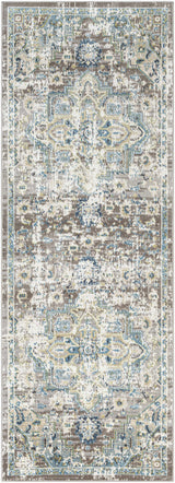 Cabacungan Gray & Blue Washable Area Rug - Ornate Home