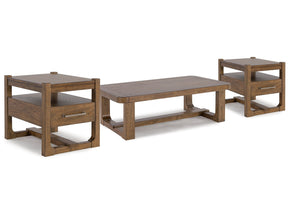 Cabalynn Brown Coffee Table and 2 End Tables (Online Special Price) - Ornate Home