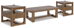 Cabalynn Brown Coffee Table and 2 End Tables - Ornate Home
