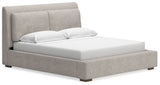 Cabalynn California King Upholstered Bedroom Set with Dresser and Mirror (Online Special Price) - Ornate Home