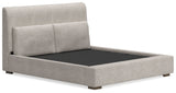 Cabalynn King Upholstered Bedroom Set with Dresser and Mirror (Online Special Price) - Ornate Home