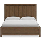 Cabalynn Light Brown California King Panel Bed w/ 4 Storage Drawers - Ornate Home
