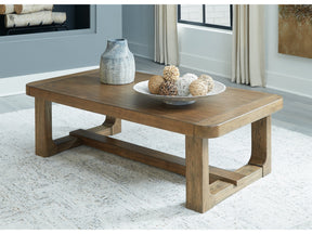 Cabalynn Light Brown Coffee Table (Online Special Price) - Ornate Home