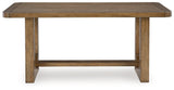 Cabalynn Light Brown Counter Height Dining Table and 4 Barstools (Online Special Price) - Ornate Home