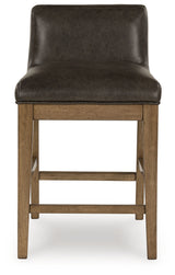 Cabalynn Light Brown Counter Height Dining Table and 4 Barstools - Ornate Home