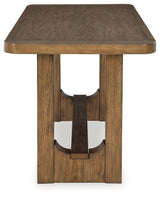 Cabalynn Light Brown Counter Height Dining Table and 4 Barstools - Ornate Home