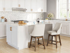 Cabalynn Light Brown Counter Height Dining Table and 4 Barstools - Ornate Home