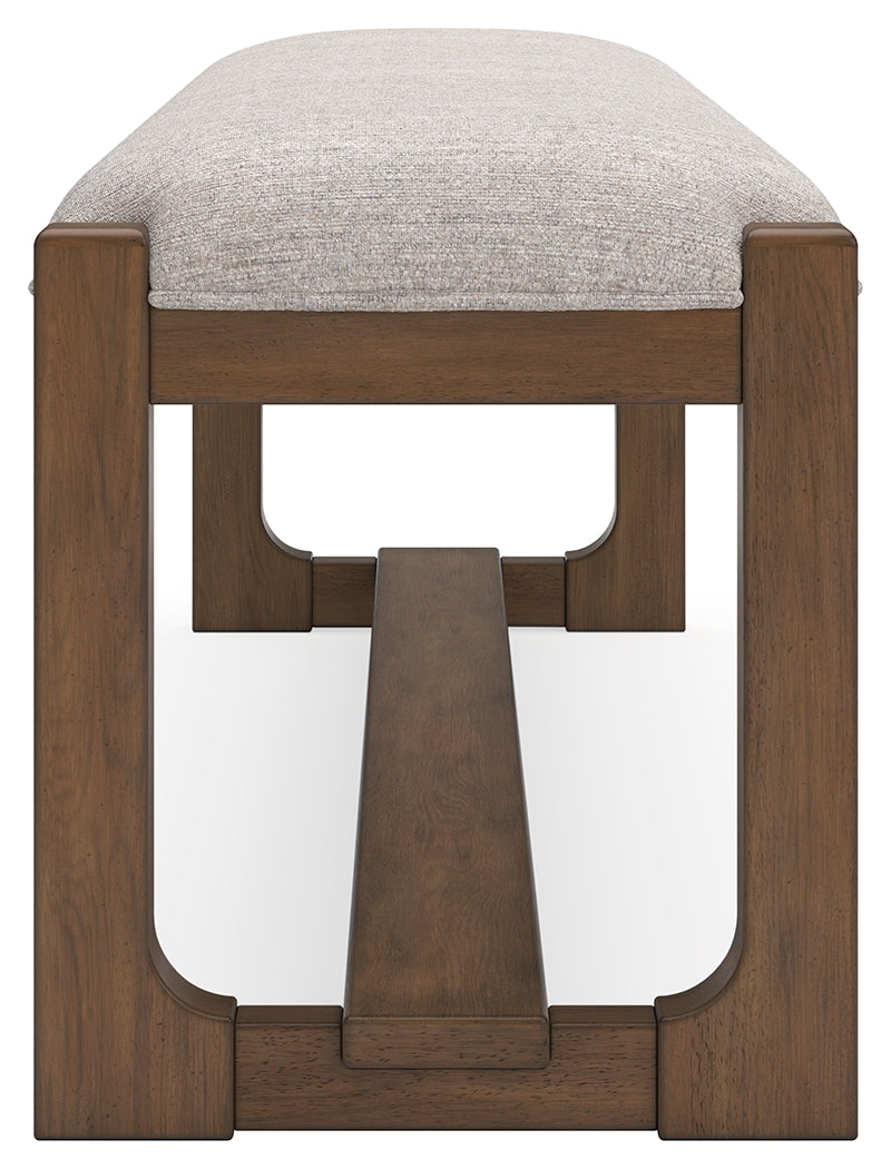 Cabalynn Light Brown Dining Table w/4 Chairs & Bench (Online Special Price) - Ornate Home