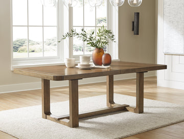 Cabalynn Light Brown Dining Table w/ Extension - Ornate Home