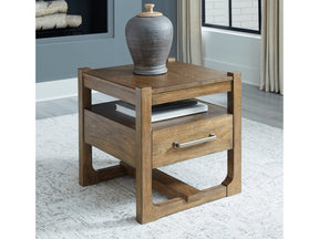 Cabalynn Light Brown End Table (Online Special Price) - Ornate Home