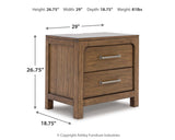 Cabalynn Light Brown King Upholstered Bedroom Set with Dresser and 2 Nightstands (Online Special Price) - Ornate Home