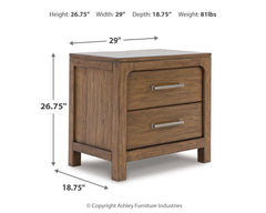 Cabalynn Light Brown King Upholstered Bedroom Set with Dresser and 2 Nightstands - Ornate Home