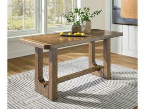 Cabalynn Light Brown Rectangular Counter Height Dining Room Table (Online Special Price) - Ornate Home
