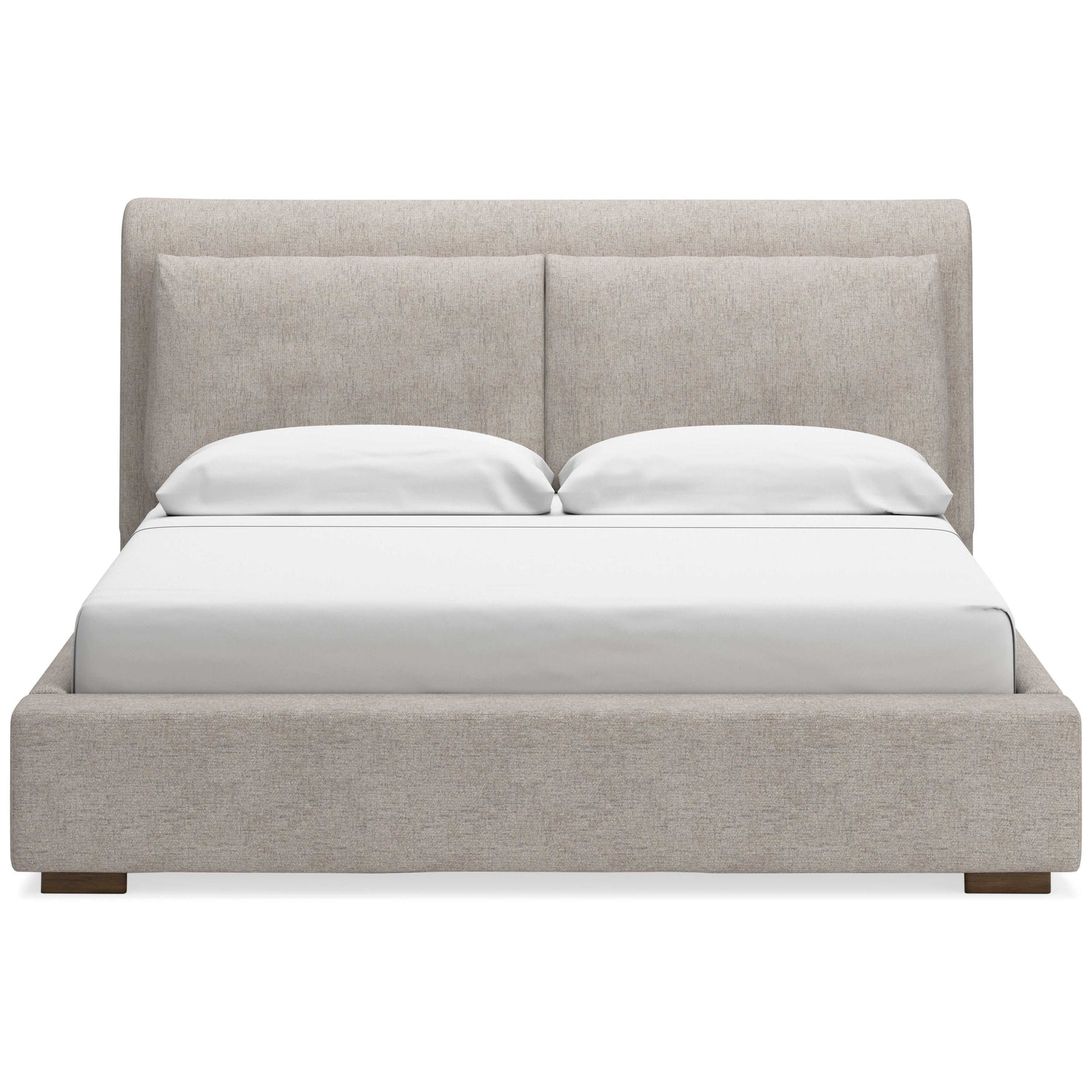 Cabalynn Oatmeal California King Upholstered Bed (Online Special Price) - Ornate Home