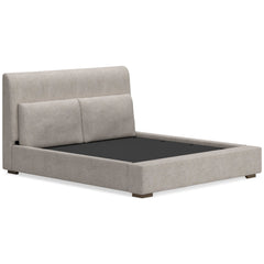 Cabalynn Oatmeal King Upholstered Bed - Ornate Home