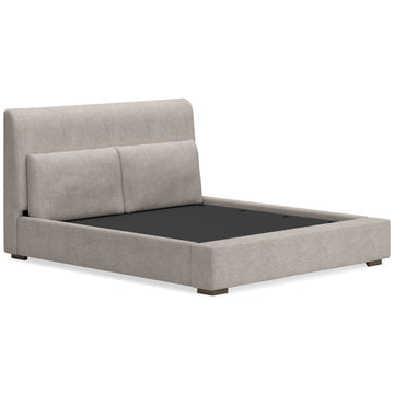 Cabalynn Oatmeal King Upholstered Bed - Ornate Home