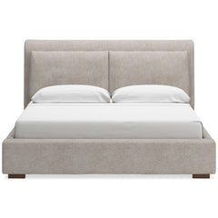 Cabalynn Oatmeal King Upholstered Bed - Ornate Home