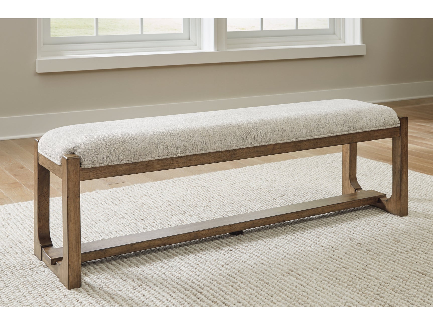 Cabalynn Oatmeal & Light Brown 63" Dining Bench (Online Special Price) - Ornate Home