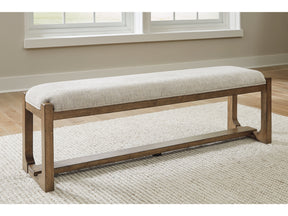 Cabalynn Oatmeal & Light Brown 63" Dining Bench (Online Special Price) - Ornate Home