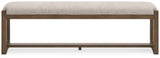 Cabalynn Oatmeal & Light Brown 63" Dining Bench (Online Special Price) - Ornate Home