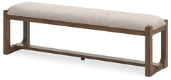 Cabalynn Oatmeal & Light Brown 63" Dining Bench - Ornate Home