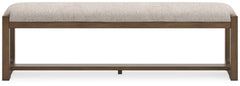 Cabalynn Oatmeal & Light Brown 63" Dining Bench - Ornate Home