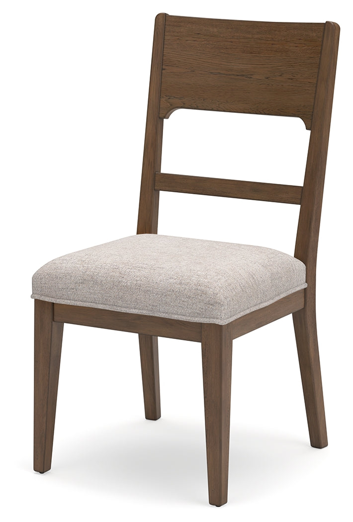 Cabalynn Oatmeal/Light Brown Extension Dining Table and 4 Chairs (Online Special Price) - Ornate Home