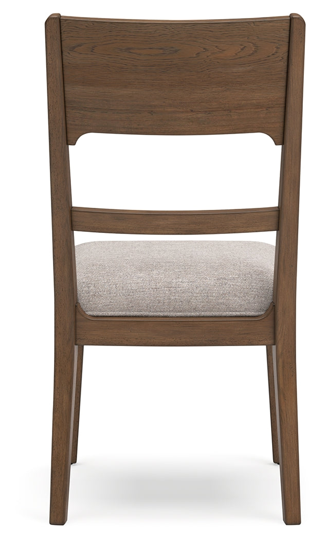 Cabalynn Oatmeal/Light Brown Extension Dining Table and 4 Chairs - Ornate Home