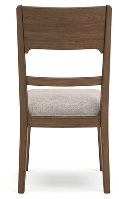 Cabalynn Oatmeal/Light Brown Extension Dining Table and 4 Chairs - Ornate Home