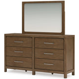 Cabalynn Oatmeal & Light Brown Queen Uph. Bedroom Set / 4pc (Online Special Price) - Ornate Home