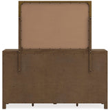 Cabalynn Oatmeal & Light Brown Queen Uph. Bedroom Set / 4pc (Online Special Price) - Ornate Home