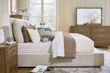 Cabalynn Oatmeal Queen Upholstered Bed (Online Special Price) - Ornate Home