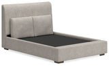 Cabalynn Queen Upholstered Bedroom Set with Dresser and Mirror (Online Special Price) - Ornate Home