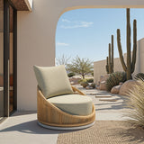 Cabana Multicolor Swivel Chair - Ornate Home