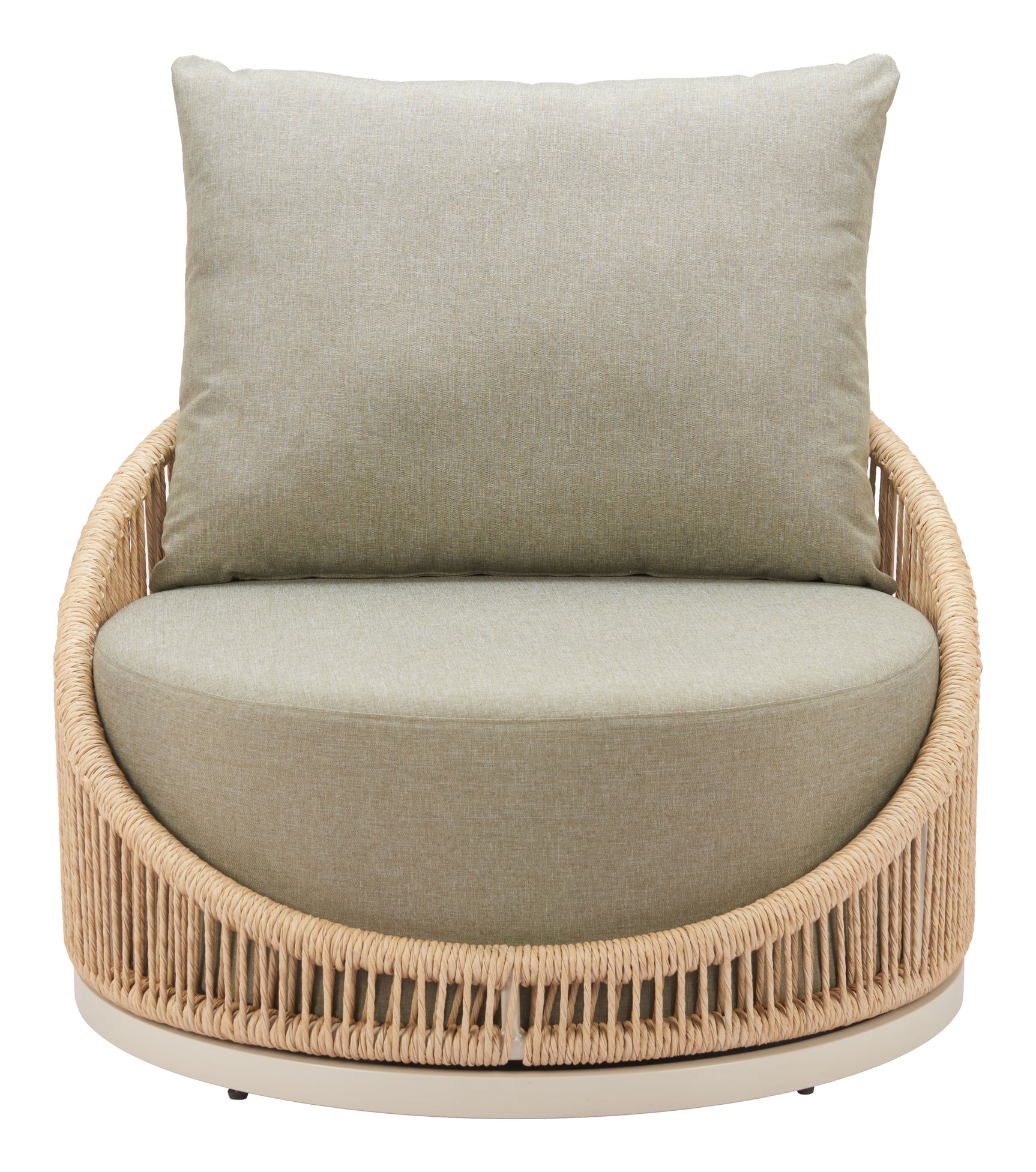 Cabana Multicolor Swivel Chair - Ornate Home
