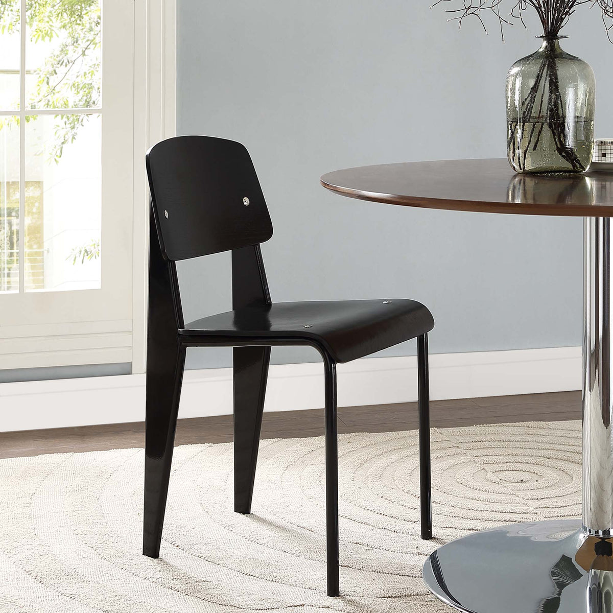 Cabin Black Dining Side Chair - Ornate Home