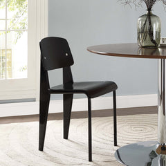 Cabin Black Dining Side Chair - Ornate Home
