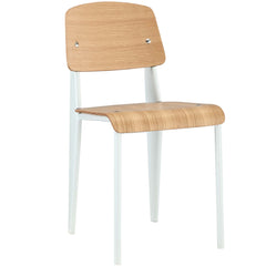 Cabin Natural/White Dining Side Chair - Ornate Home