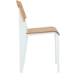Cabin Natural/White Dining Side Chair - Ornate Home