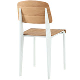 Cabin Natural/White Dining Side Chair - Ornate Home