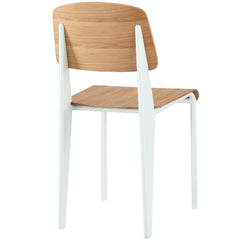 Cabin Natural/White Dining Side Chair - Ornate Home