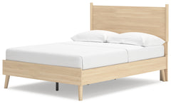 Cabinella Tan Full Platform Panel Youth Bed - Ornate Home