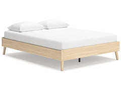 Cabinella Tan Queen Platform Bed - Ornate Home