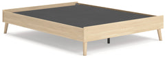 Cabinella Tan Queen Platform Bed - Ornate Home