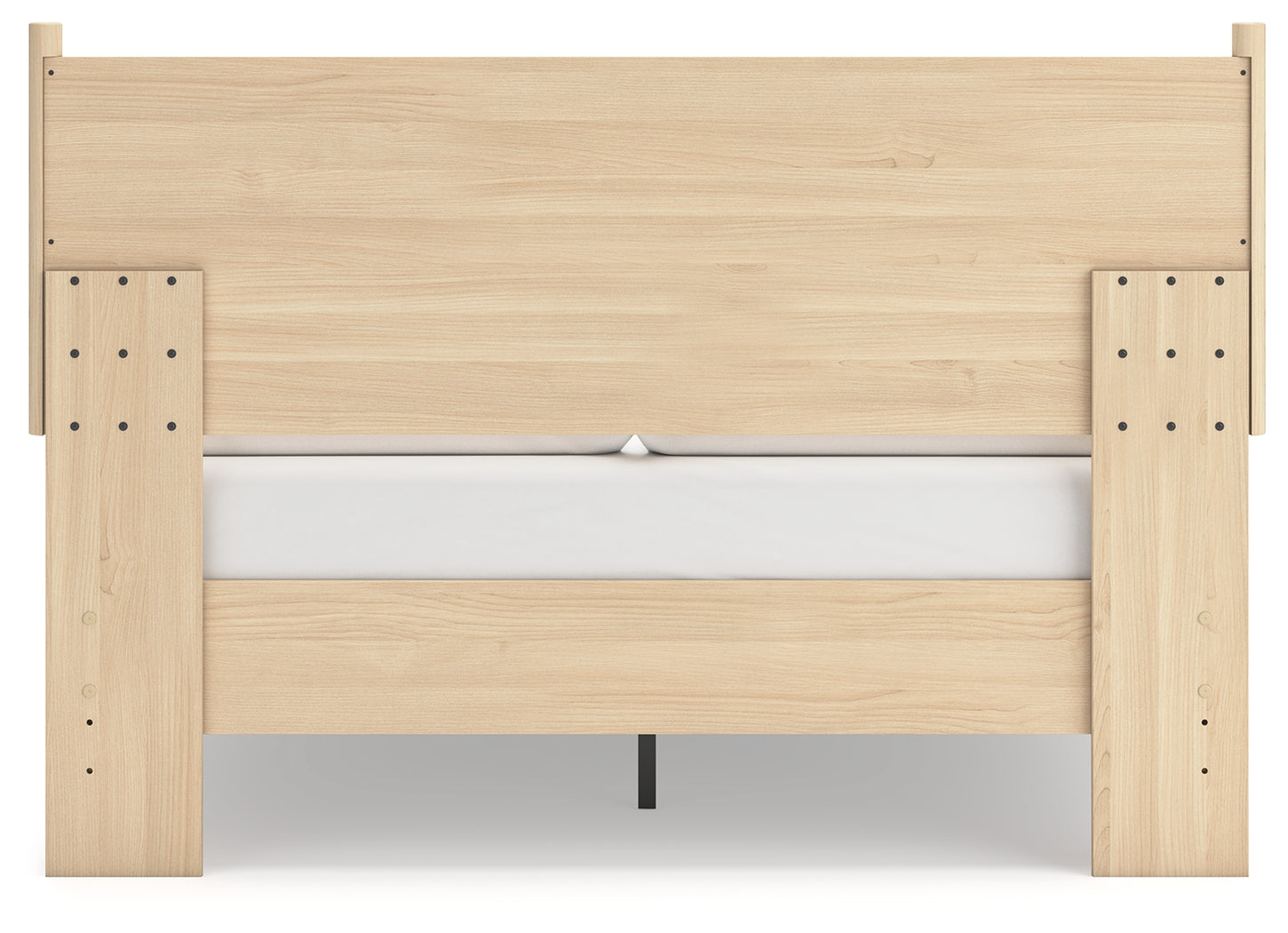 Cabinella Tan Queen Platform Panel Bed - Ornate Home