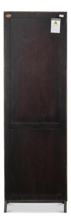 Cabinet of Curiosities Grey A Gem Of A Handle Display Cabinet Left - Ornate Home